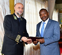 Ambassadeur de la Russie au Burundi reçu en audience par le Président de la République du Burundi